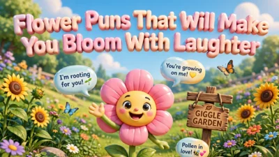 Flower Puns That Will Make You Bloom With Laughter 🌸