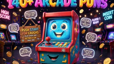 140+ Arcade Puns That Hit the High Score of Laughs