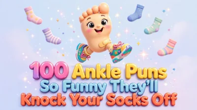 100 Ankle Puns So Funny They'll Knock Your Socks Off — cute cartoon ankle character