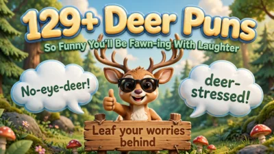 129+ Deer Puns So Funny You'll Be Fawn-ing With Laughter
