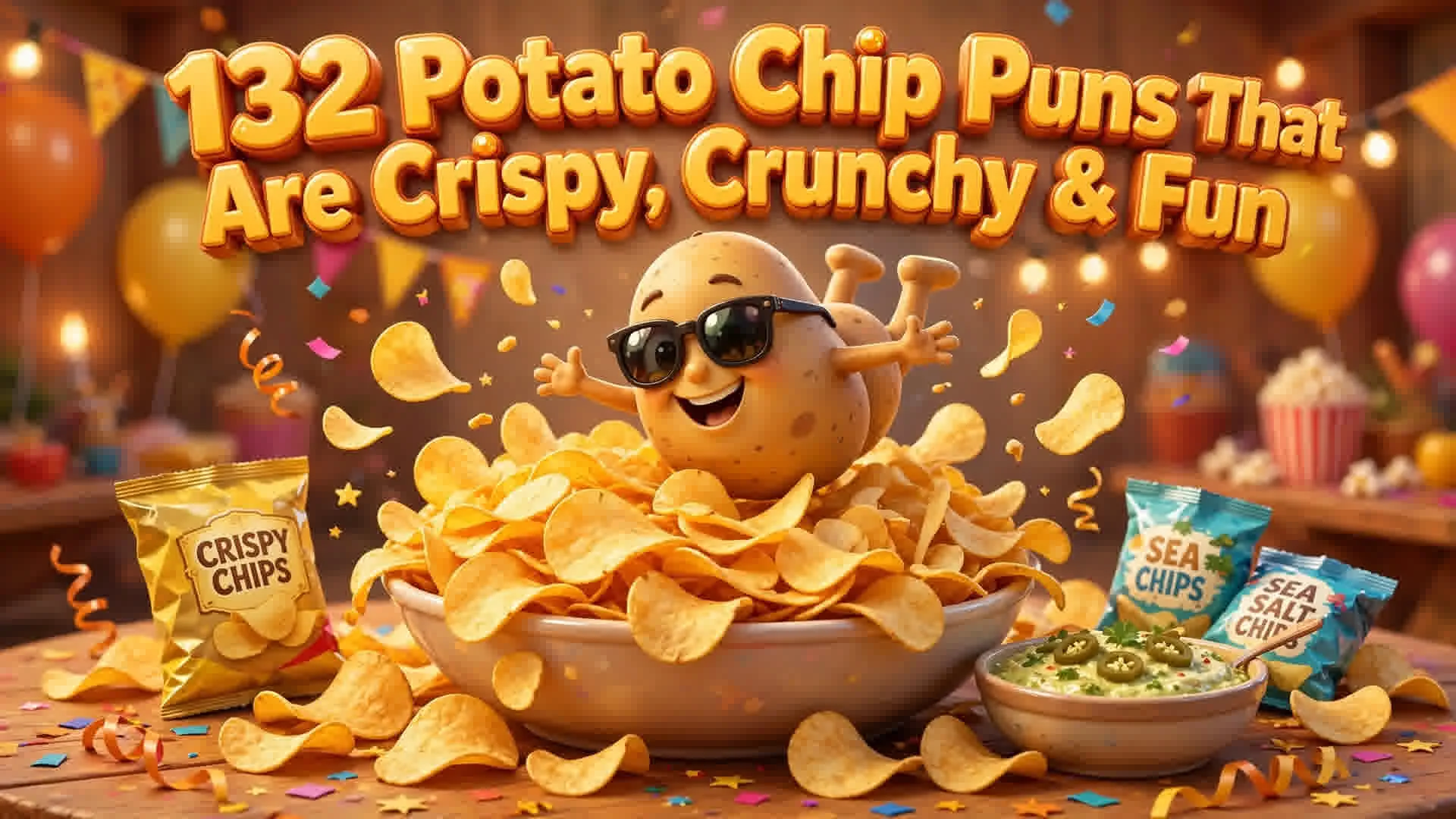 132 Potato Chip Puns That Are Crispy, Crunchy & Fun