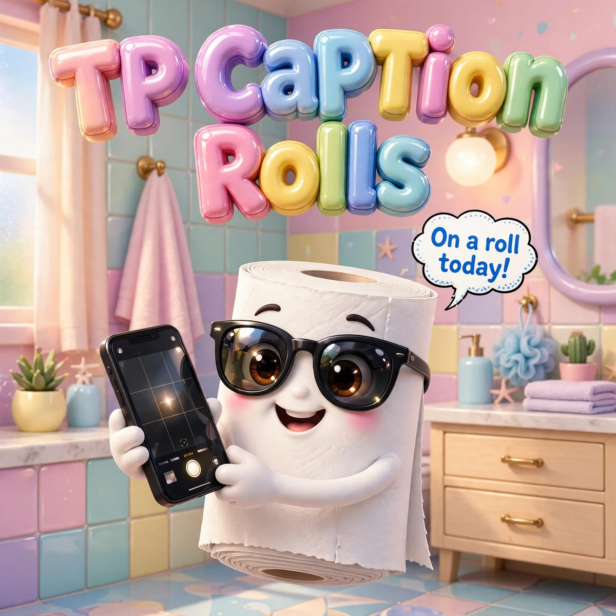 Funny toilet paper jokes for Instagram captions
